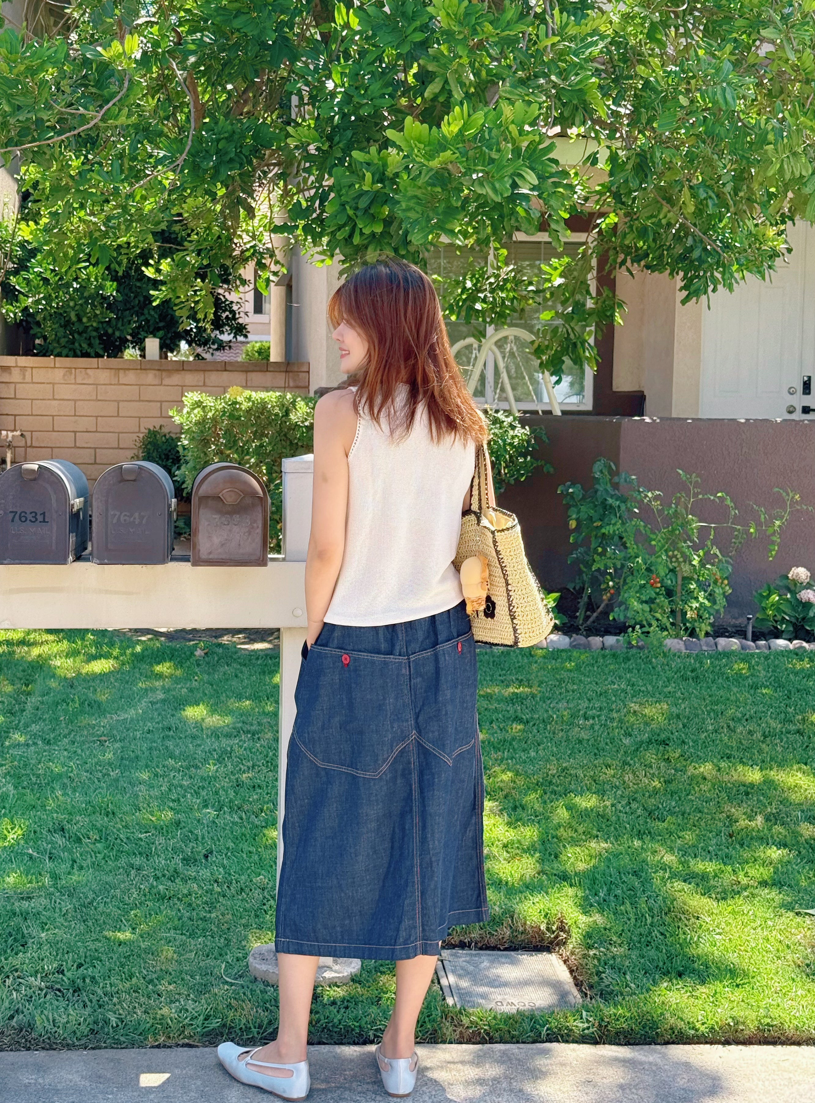 【Riko's collection】抗皱时髦设计感手编珠片清凉背心