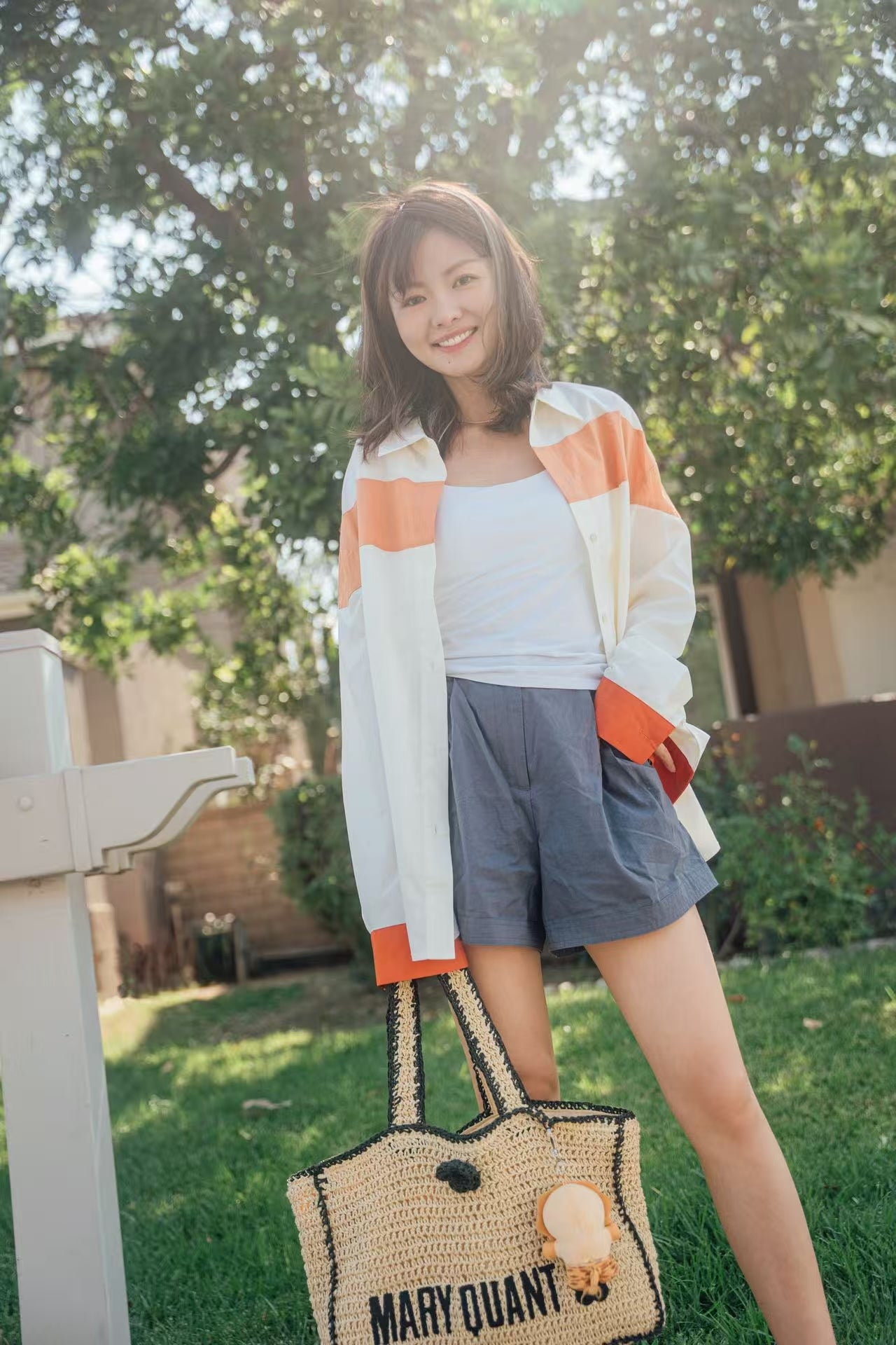 【Riko's collection】松弛感拼接撞色渐变通勤宽松长袖衬衫