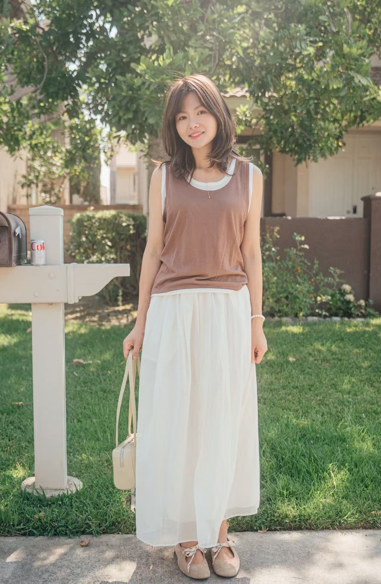 【Riko's collection】假两件无袖背心打底衫 多颜色可选