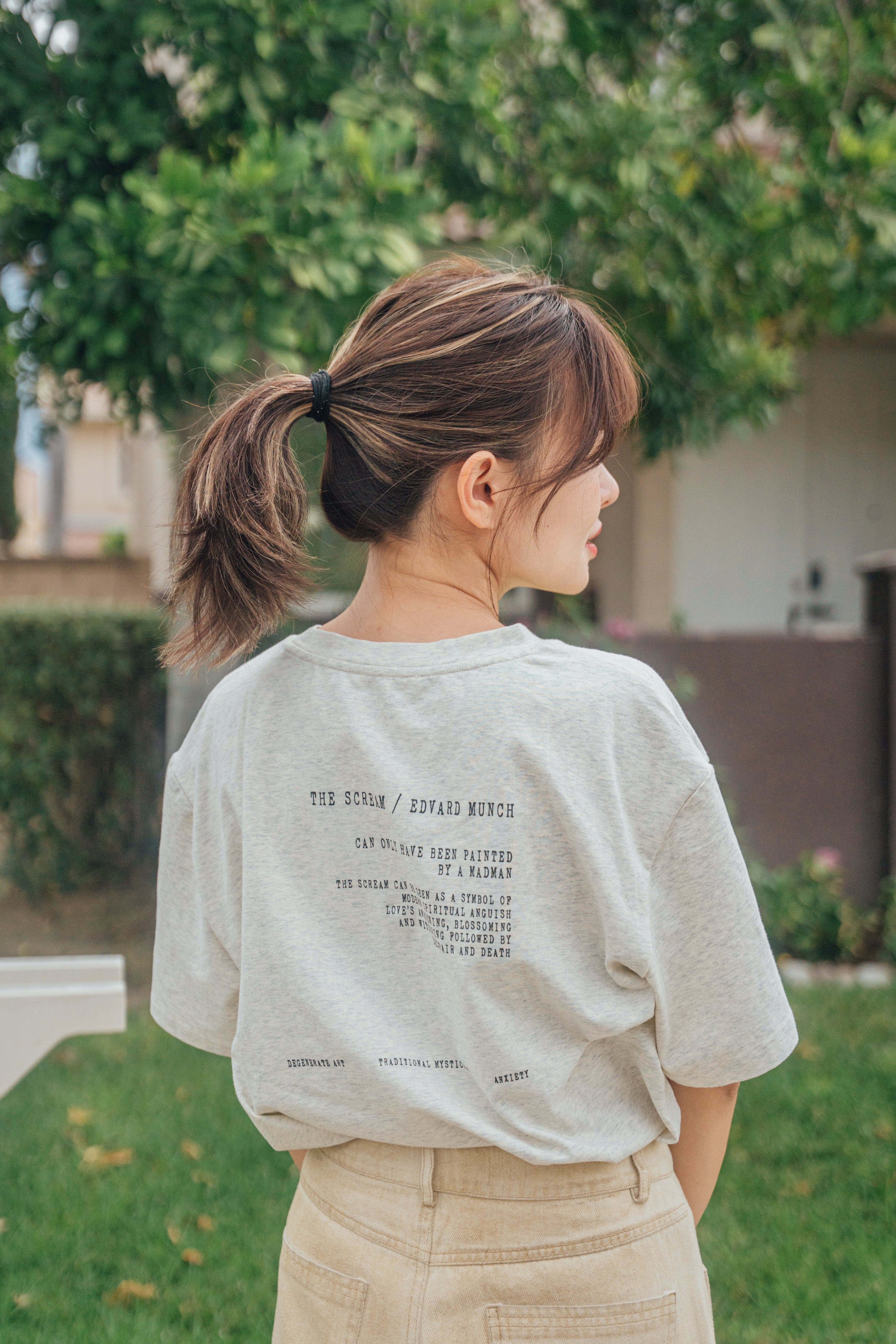 【Riko's collection】九宫格极简印花短袖