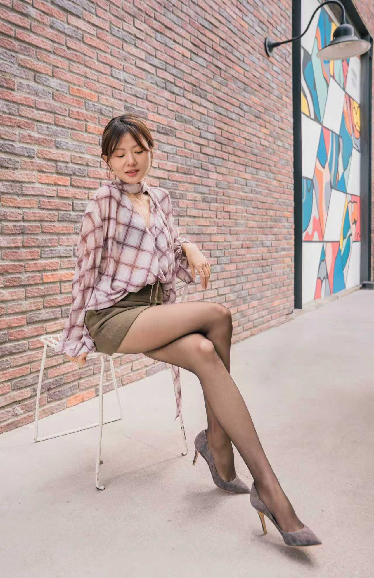 【Riko's collection】宽松飘带微透长袖衬衫均码