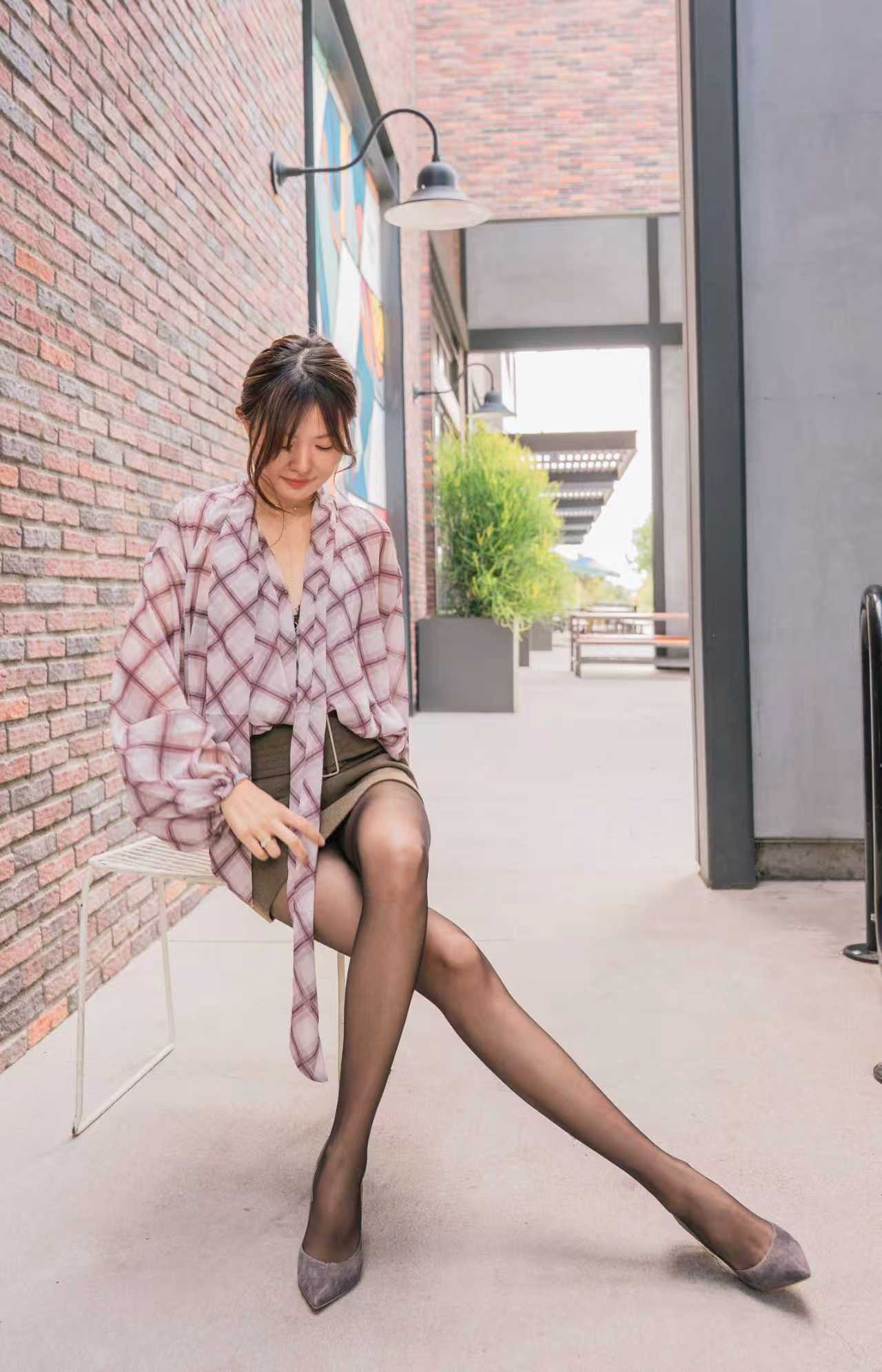 【Riko's collection】宽松飘带微透长袖衬衫均码