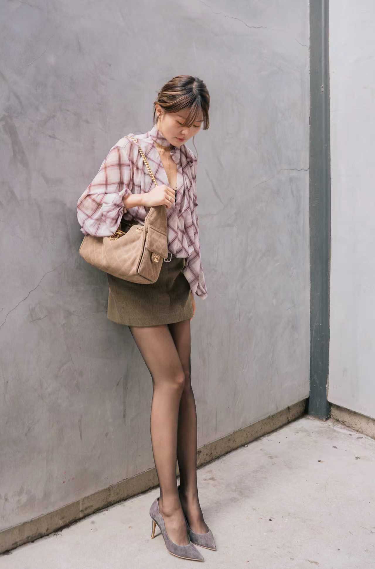 【Riko's collection】宽松飘带微透长袖衬衫均码