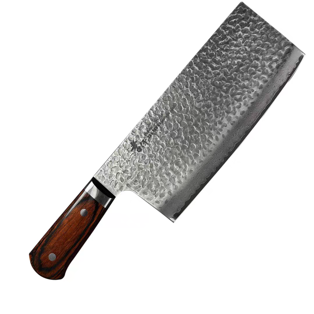 日本堺孝行 VG10大马士格纹33层槌目VG10中华庖丁式厨刀料理刀（擅长处理肉类）