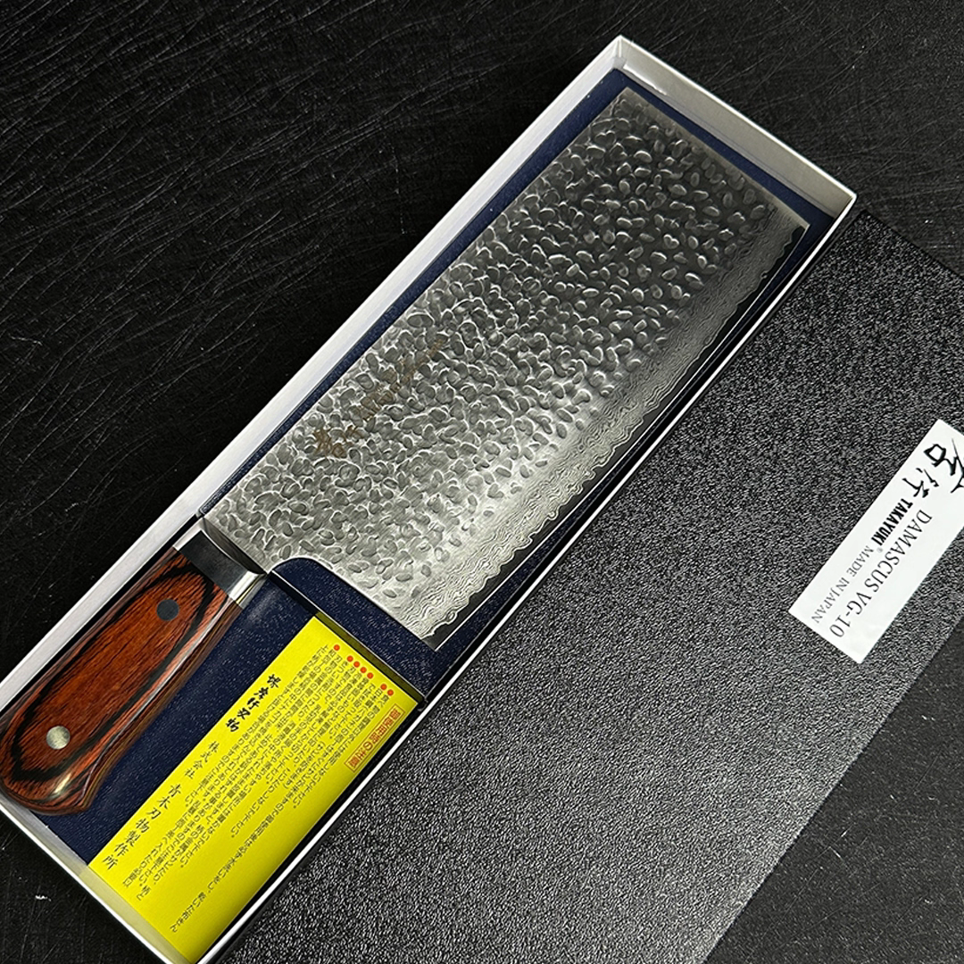 日本堺孝行 VG10大马士格纹33层槌目VG10中华庖丁式厨刀料理刀（擅长处理肉类）