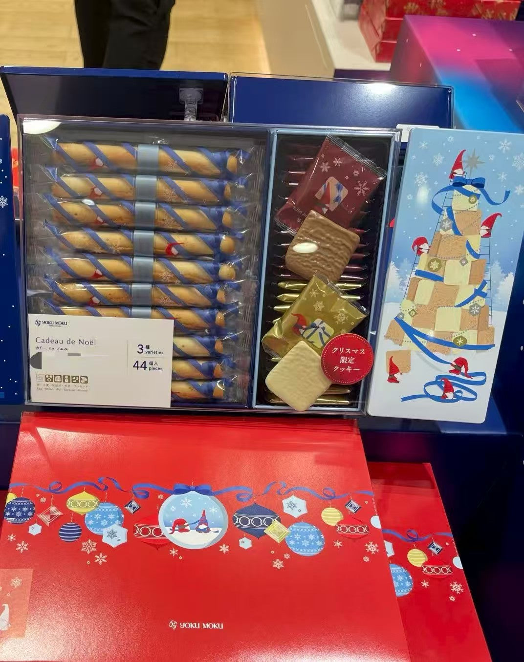 日本Yokumoku手工黄油雪茄蛋卷饼干伴手礼盒装3種44個入（赏味期限01/29/26Y）