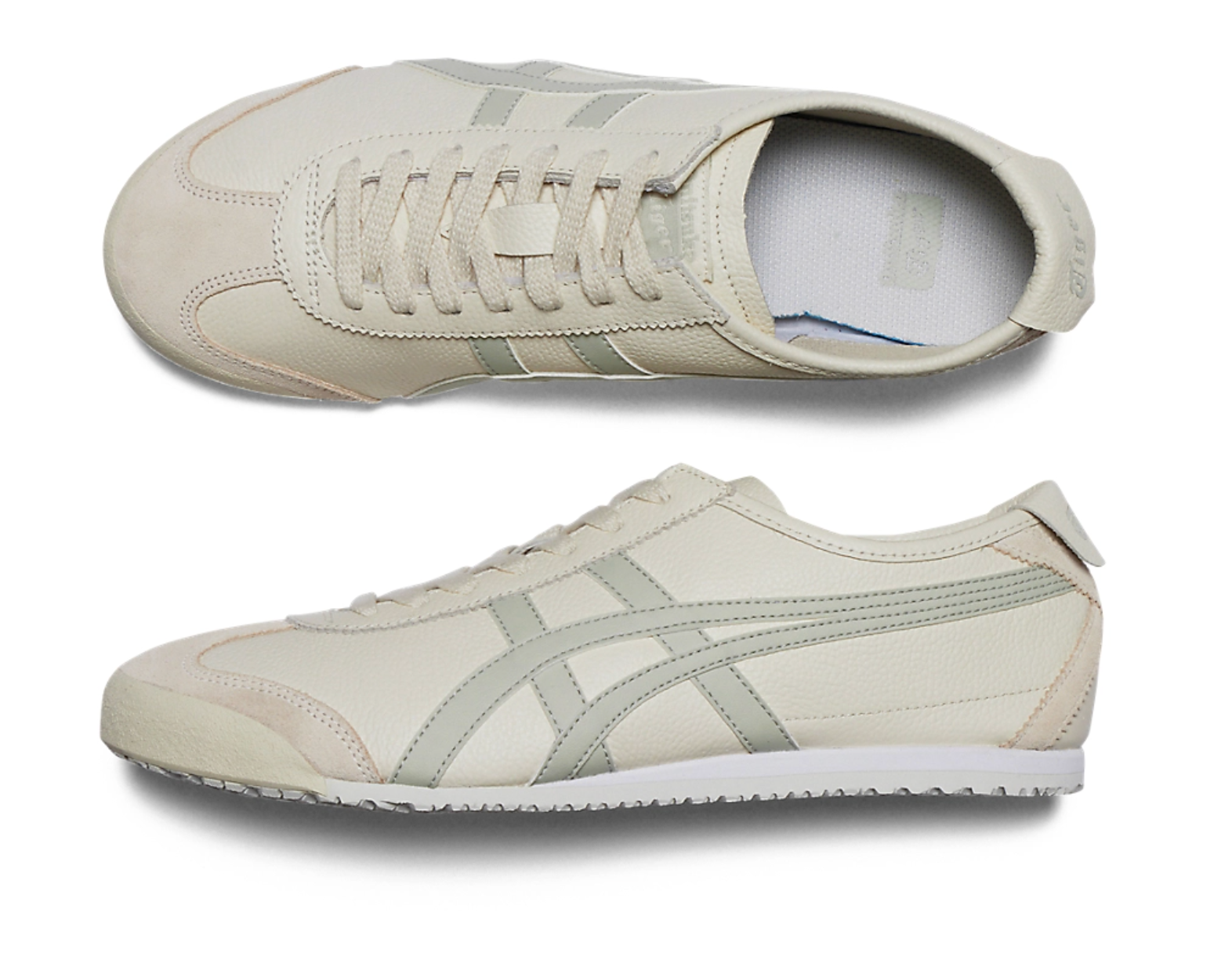 Onitsuka Tiger Mexico 66 Cream&Mint 鬼冢虎 墨西哥66德训鞋 奶油+薄荷绿
