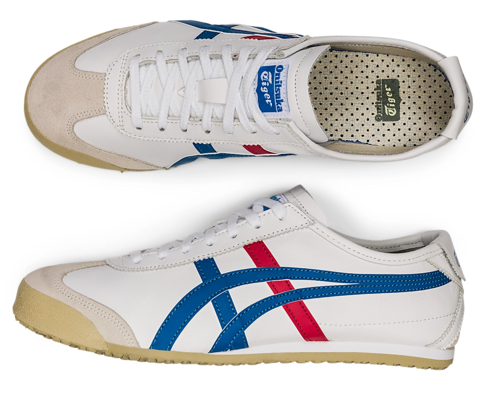 Onitsuka Tiger Mexico 66 White&Blue&Red 鬼冢虎 墨西哥66德训鞋 白色&蓝色&红色