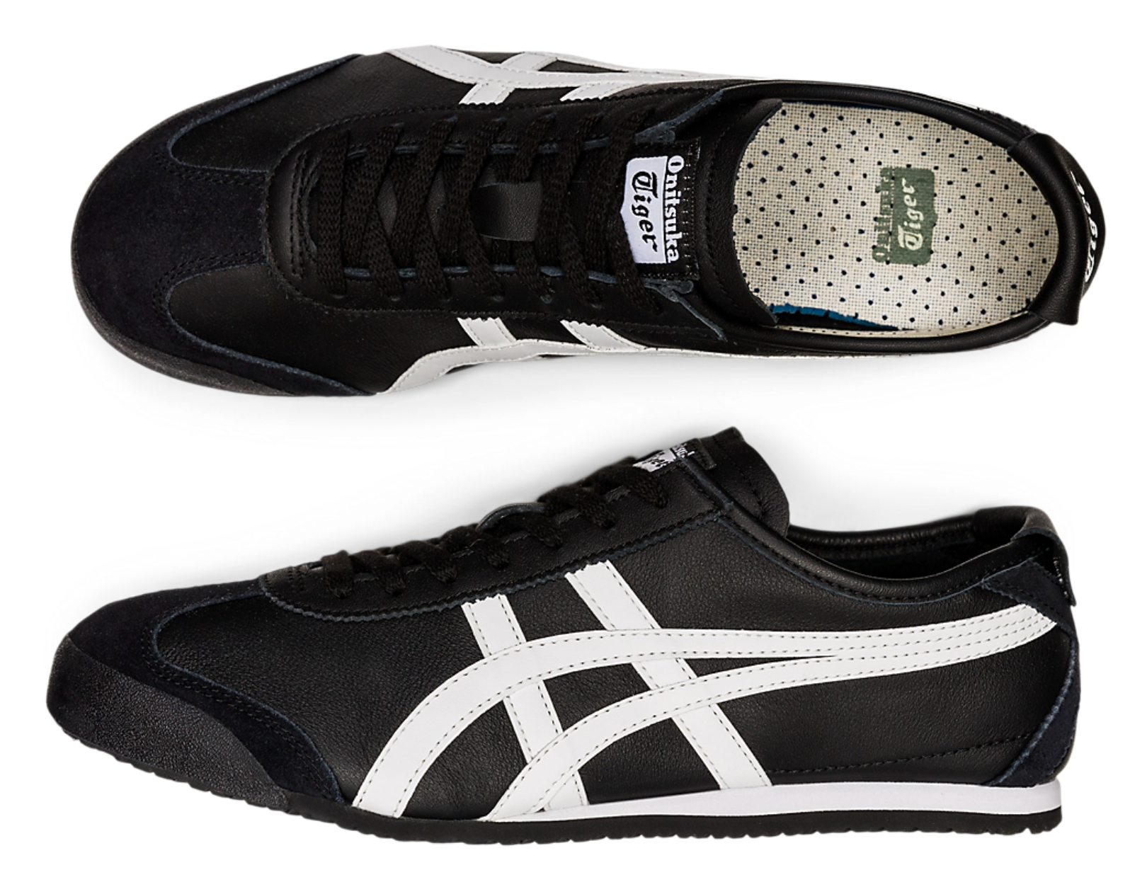 Onitsuka Tiger Mexico 66 Black&White 鬼冢虎 墨西哥66德训鞋 黑色+白色