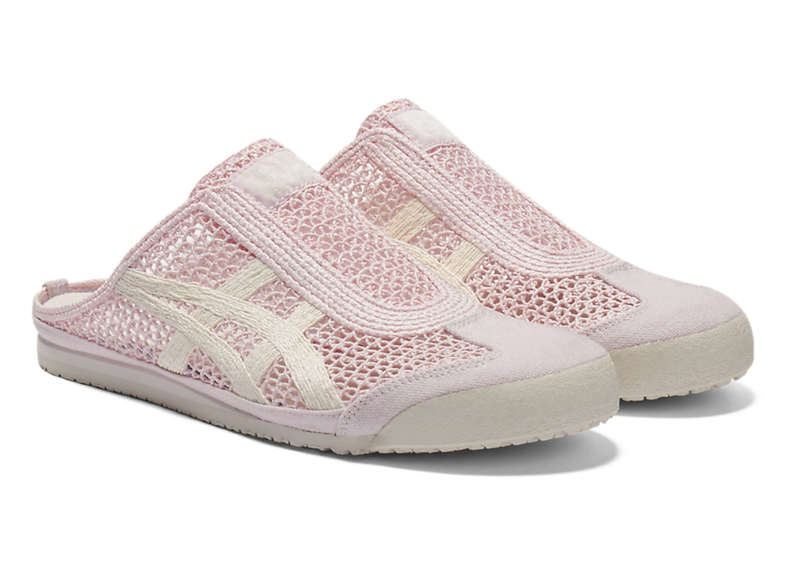 Onitsuka Tiger Mexico 66 Sabot Pink&White 鬼冢虎 墨西哥66网眼拖鞋 粉&白