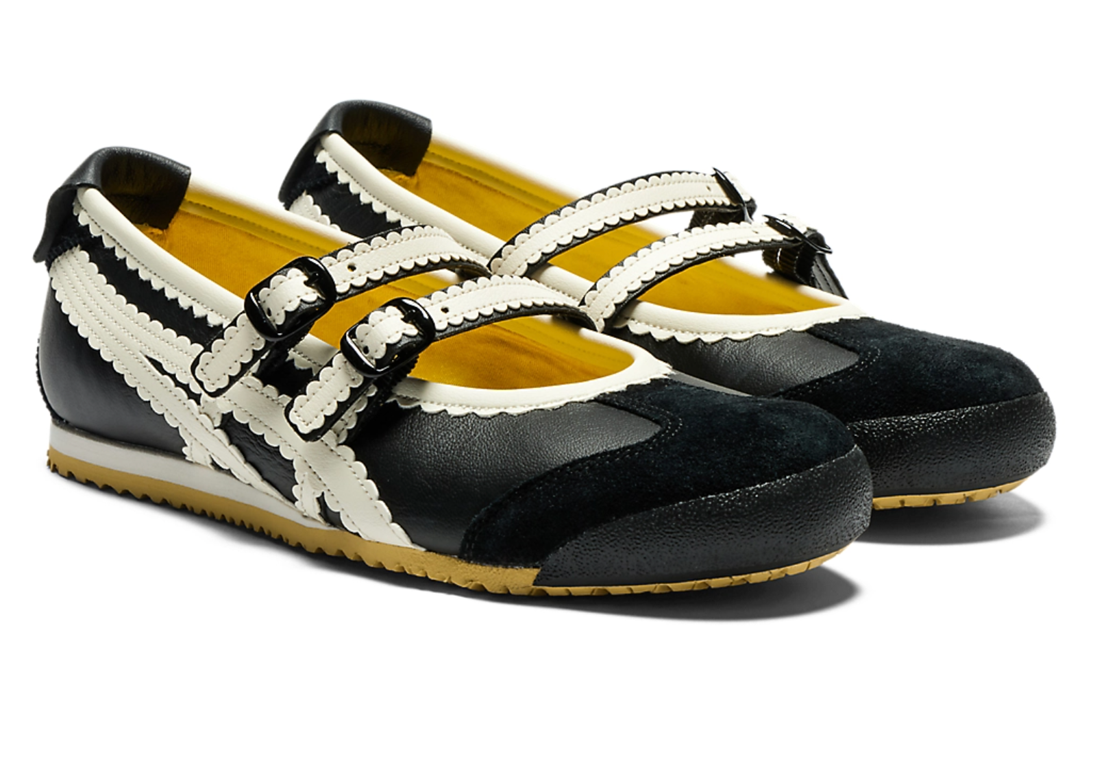 Onitsuka Tiger Mexico 66 TGRS 鬼冢虎 黑白拼接芭蕾舞鞋