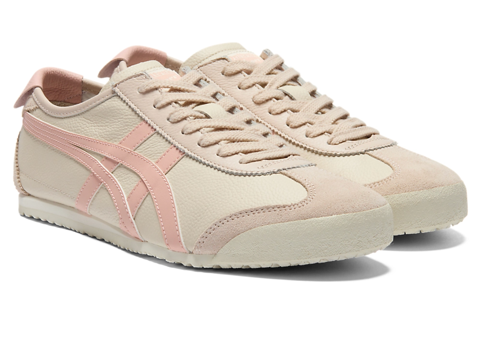 Onitsuka Tiger Mexico 66 Oats&Pink 鬼冢虎 墨西哥66德训鞋 燕麦+粉色