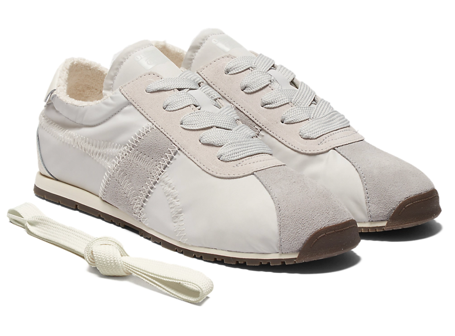 Onitsuka Tiger Corsair A55 Grey w/Extra lace 鬼冢虎 帆布皮革德训鞋 灰色 多配一双鞋带