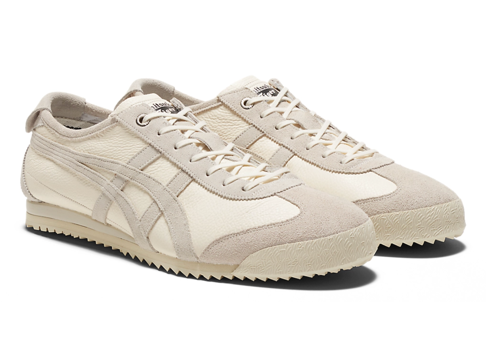 Onitsuka Tiger Mexico 66 SD VIN Cream & Light Grey 鬼冢虎 墨西哥66 SD VIN复古德训鞋 奶油&浅灰