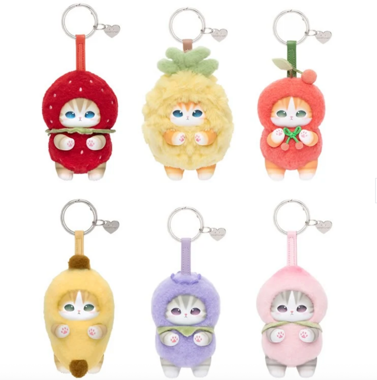 ⭐️mofusand Fruity Kittens Collectible Plush  mofusand 水果猫系列毛绒公仔 1PCS