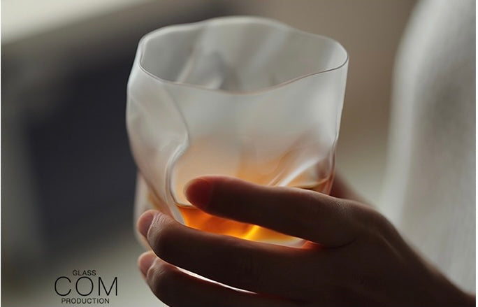 日本 小松诚褶皱杯 Makoto Komatsu Crinkle Glass(Gift Box)