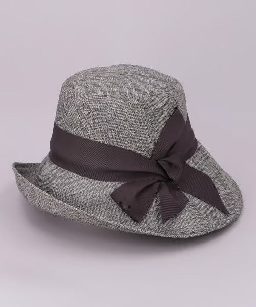 日本CA4LA 26年春夏防晒帽 编织防晒帽蝴蝶结装饰 多色可选