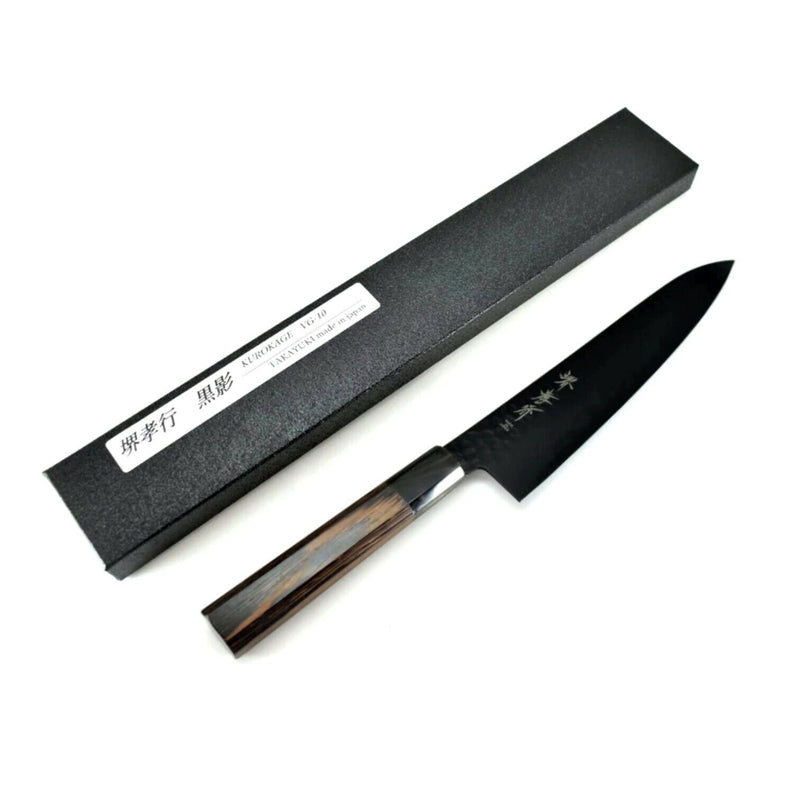 日本堺孝行 VG-10 黑影和牛刀 21cm