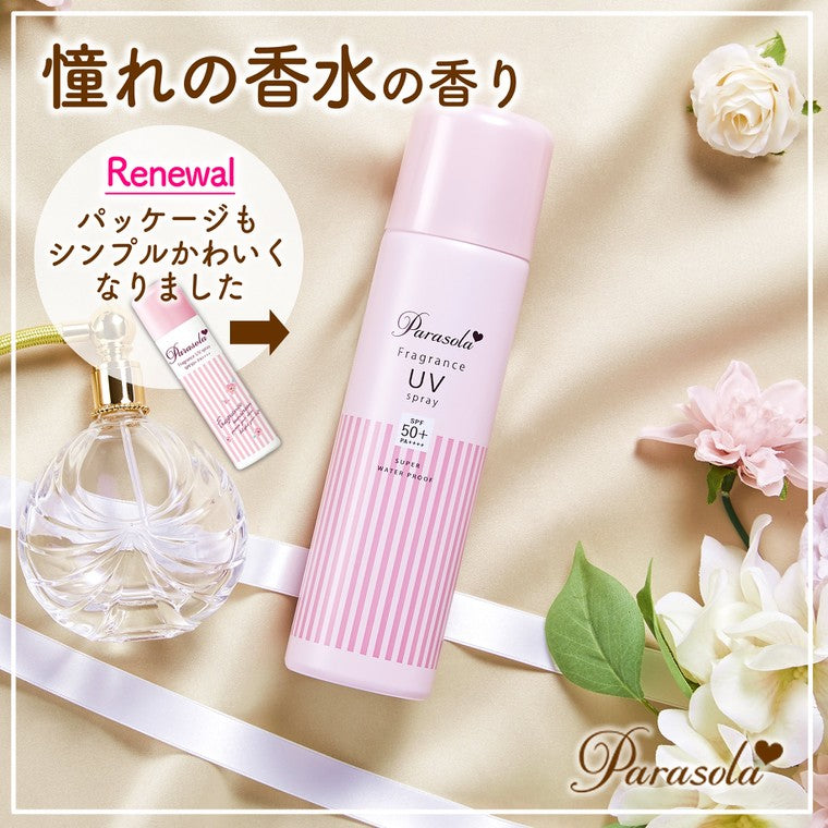 日本NARIS UP娜丽丝 2025最新升级版 清爽防水透明芳香防晒喷雾（花果香）SPF50 +PA+++ 90g