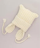 日本 CA4LA25年秋冬  容祖儿同款可爱猫耳朵针织帽 毛线帽