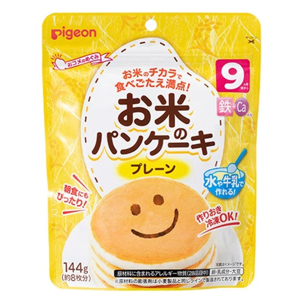 日本贝亲Pigeon  婴幼儿辅食 含钙和铁松饼粉 9月+适用 144g（赏味期限：03/2027y）