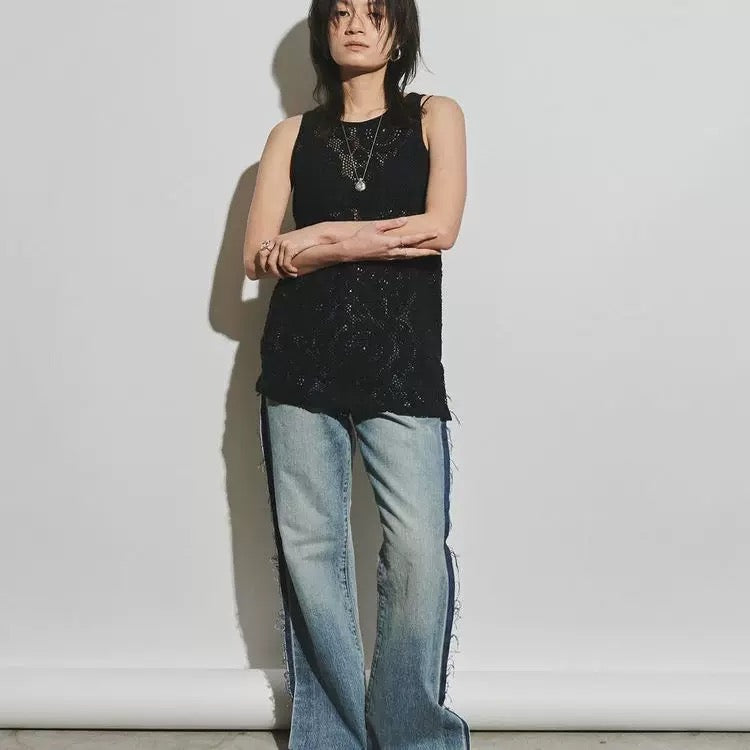 日本Ungrid Htage 宽松蕾丝设计感上衣 均码