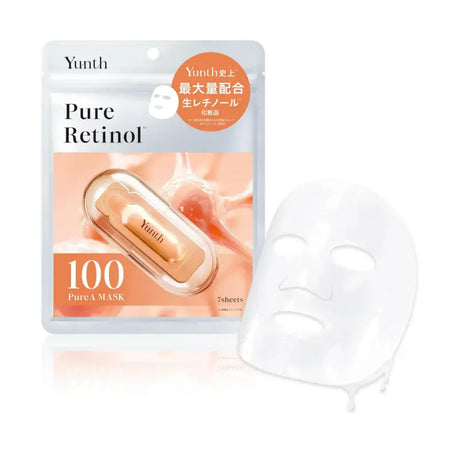 Yunth VA Sheet Mask with Fresh Retinol 7 Sheets for Japanese Skincare
日本 yunth 视黄醇 紧致焕亮面膜 7片装