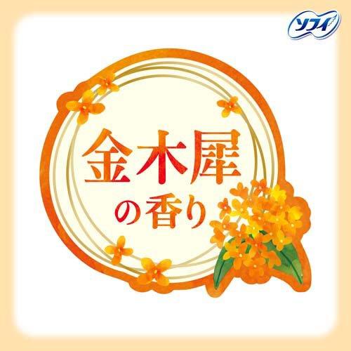 Unicharm Sofy Center-in Pad Osmanthus Scent 尤妮佳苏菲 超薄绵柔护翼卫生巾 桂花香 16（24.5cm）