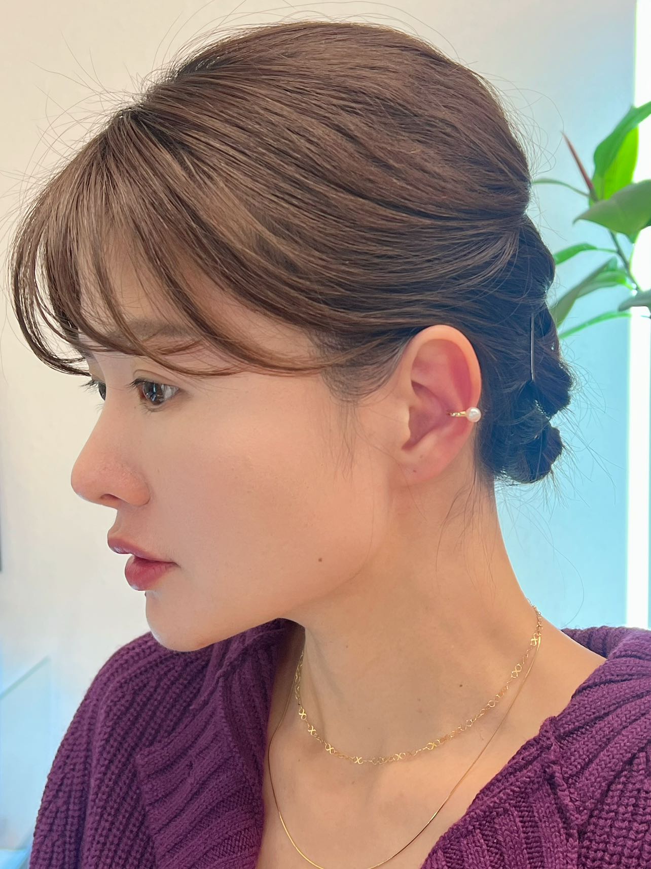 #RZ923，5-5.5mm akoya耳骨夹 K18配件