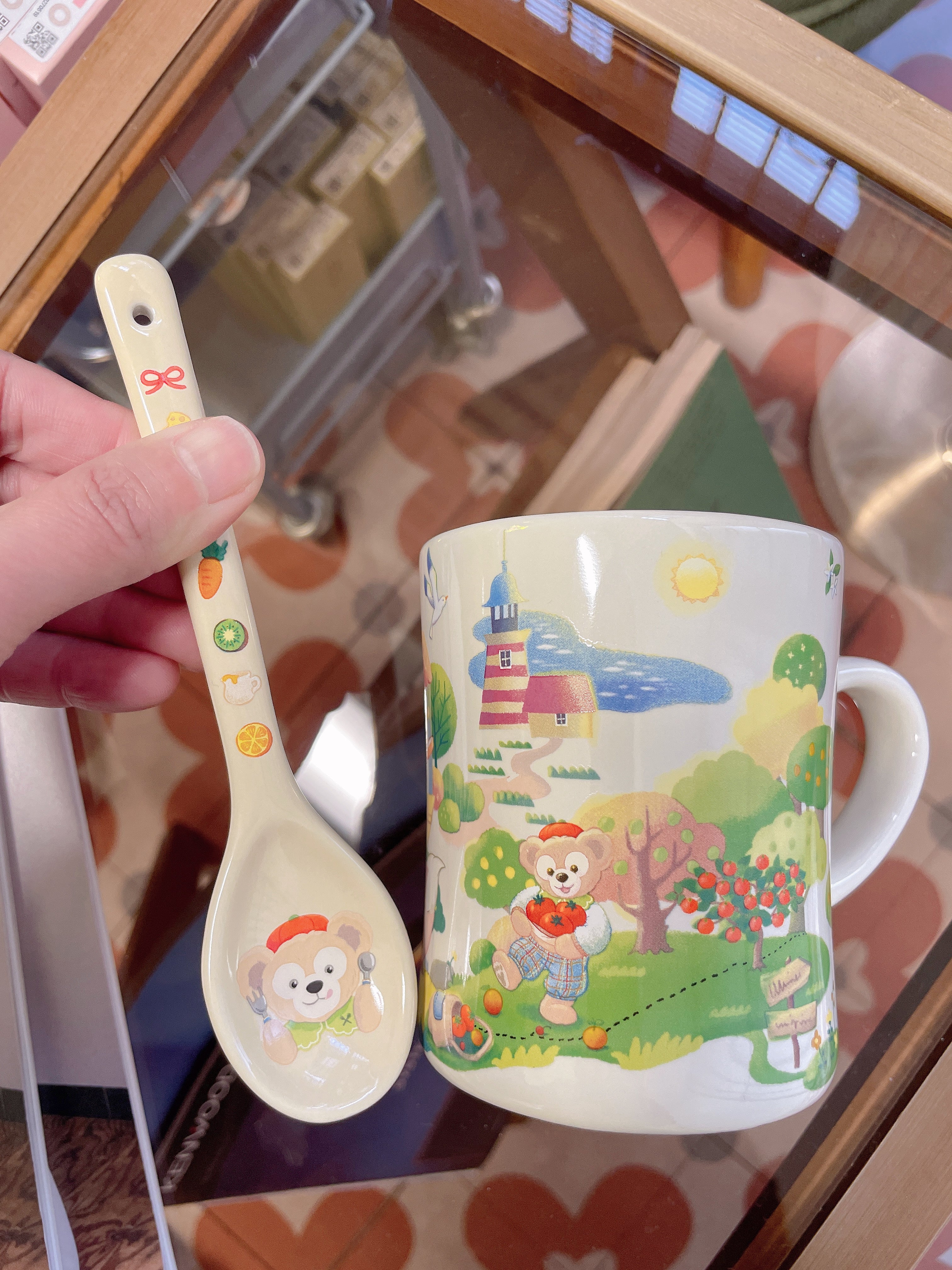 Tokyo Disney 东京迪斯尼  美味甜品厨房限定 马克杯 勺子组合