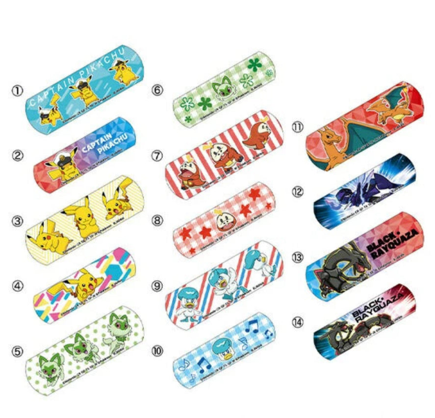 日本 Bandai✖️Pokemon 皮卡丘卡通图案创可贴 2种尺寸 18枚入（2027.01）