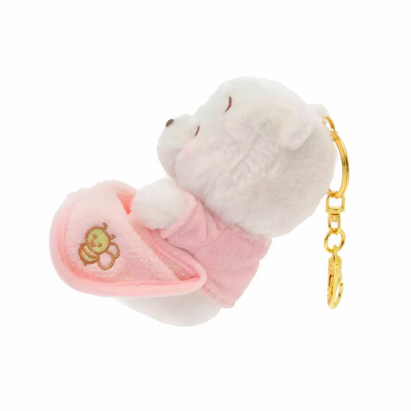 Tokyo Disney 东京迪斯尼 11/10发售 小熊维尼粉色毛绒钥匙扣 /挂件