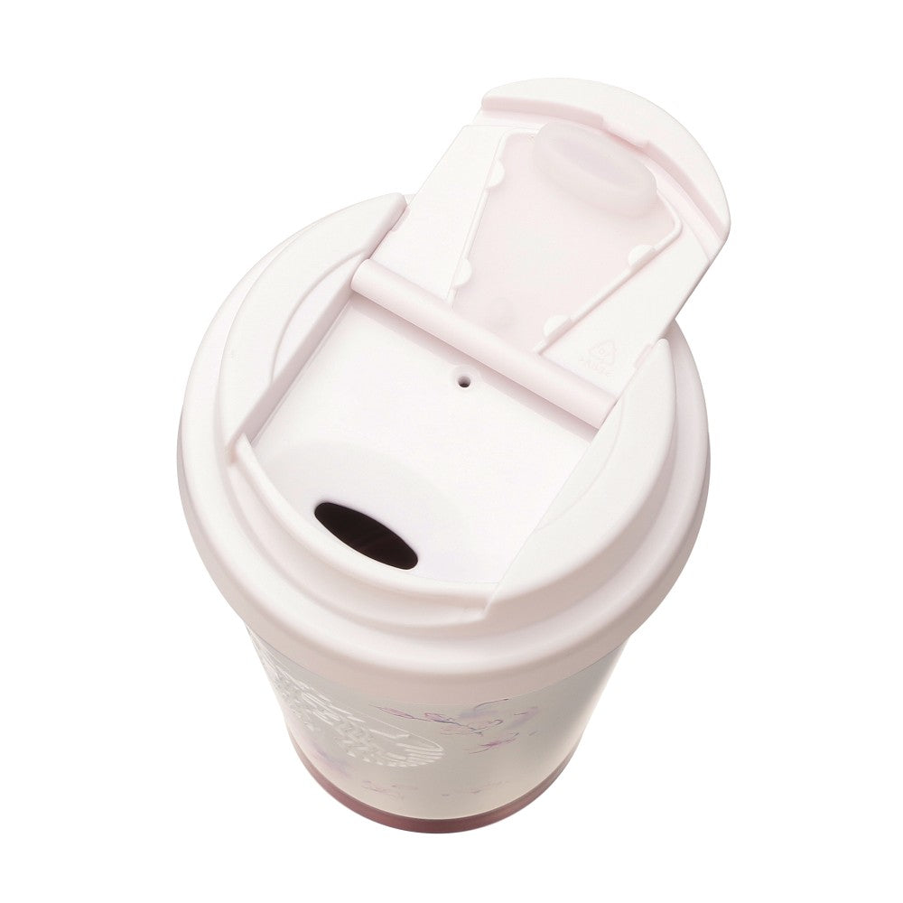 日本星巴克樱花第二弹夜樱 米色TOGO保温杯355ml