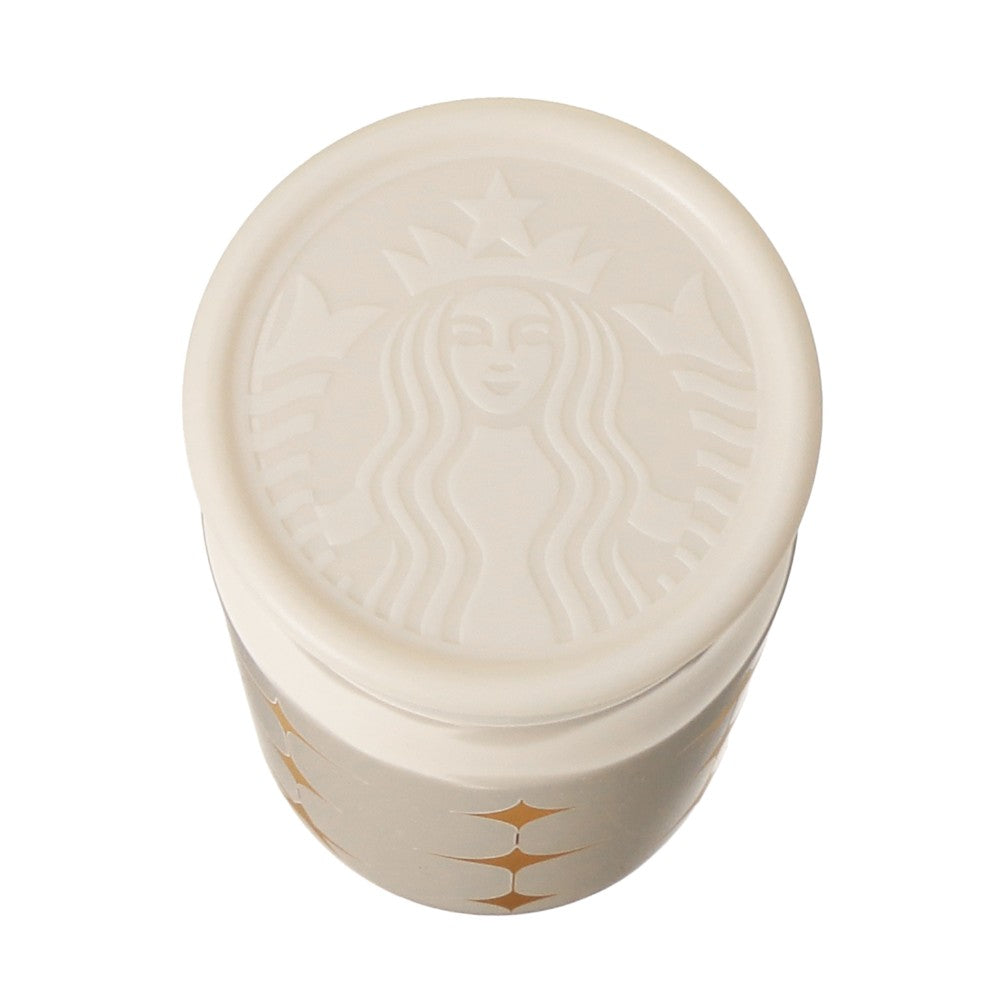 日本星巴克 马年限定金色星芒不锈钢保温杯 355ml