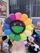 村上隆Takashi Murakami 太阳花抱枕 Rainbow&Black 60cm