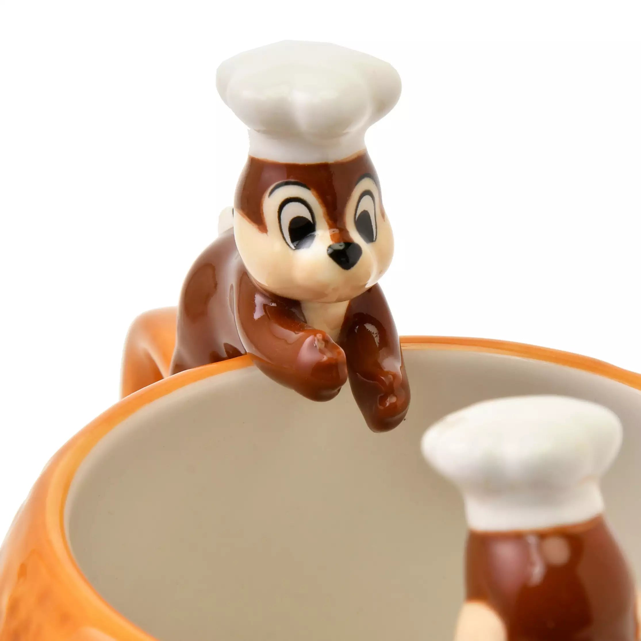 日本 迪士尼Disney米奇 面包房 烘培   松鼠陶瓷杯