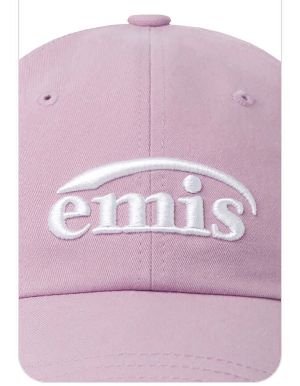 emis New Logo Ball Cap Dusty Pink 韩国 emis 新刺绣标棒球帽 雾霾粉（灰调粉紫）