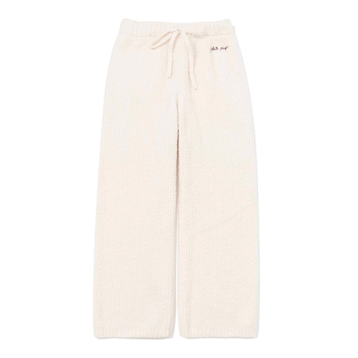 gelato pique 25秋冬新品 睡衣半边绒刺绣小熊 套装