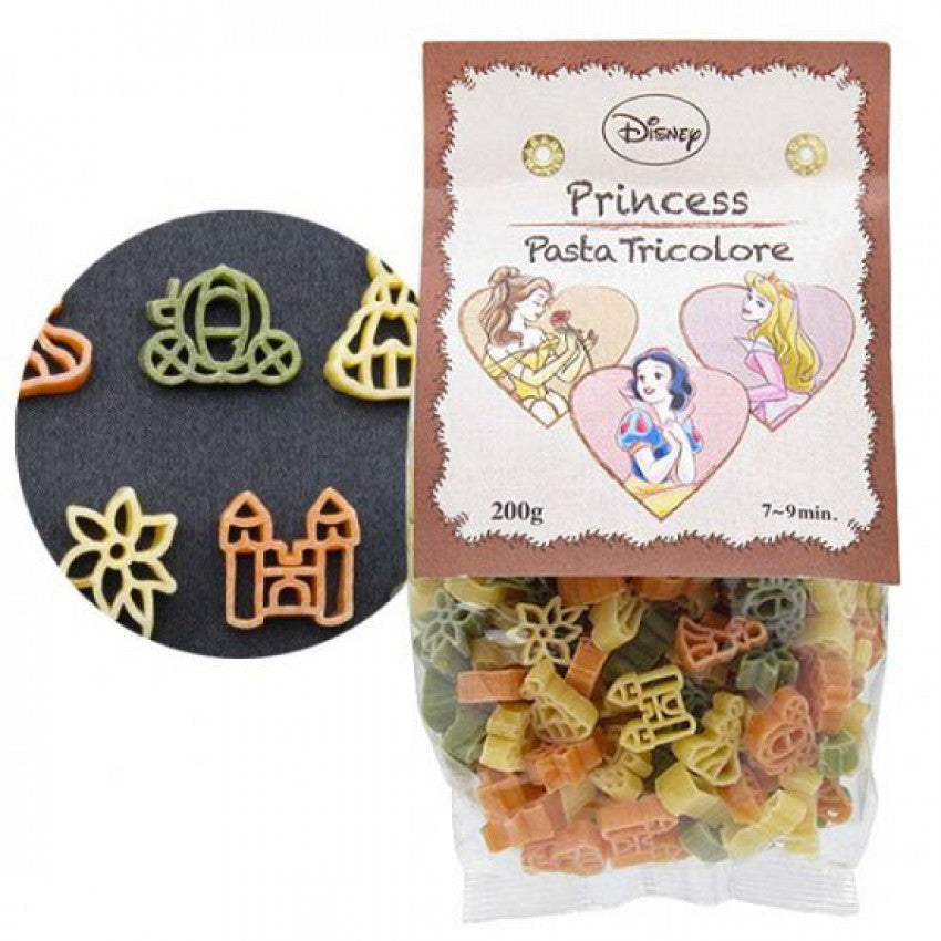 日本迪斯尼 Dianey Pasta 公主造型彩色通心粉 儿童意面 200g(2027.09.26）