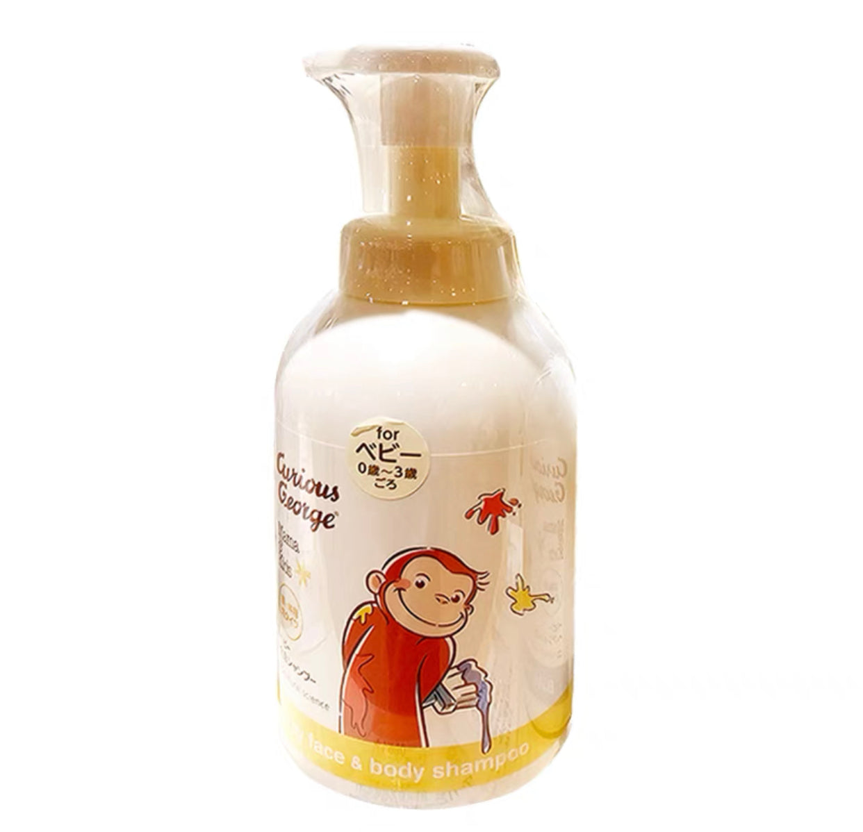 日本 Mama & Kids 小童（0-3岁）低刺激羊水滋润泡沫沐浴露&洗发水 二合一 460ml