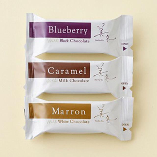 日本ISHIYA石屋製菓 北海道名物  白色恋人 威化巧克力夹心 （蓝莓，焦糖，栗子）6枚入 （赏味期限：07/02/26y）