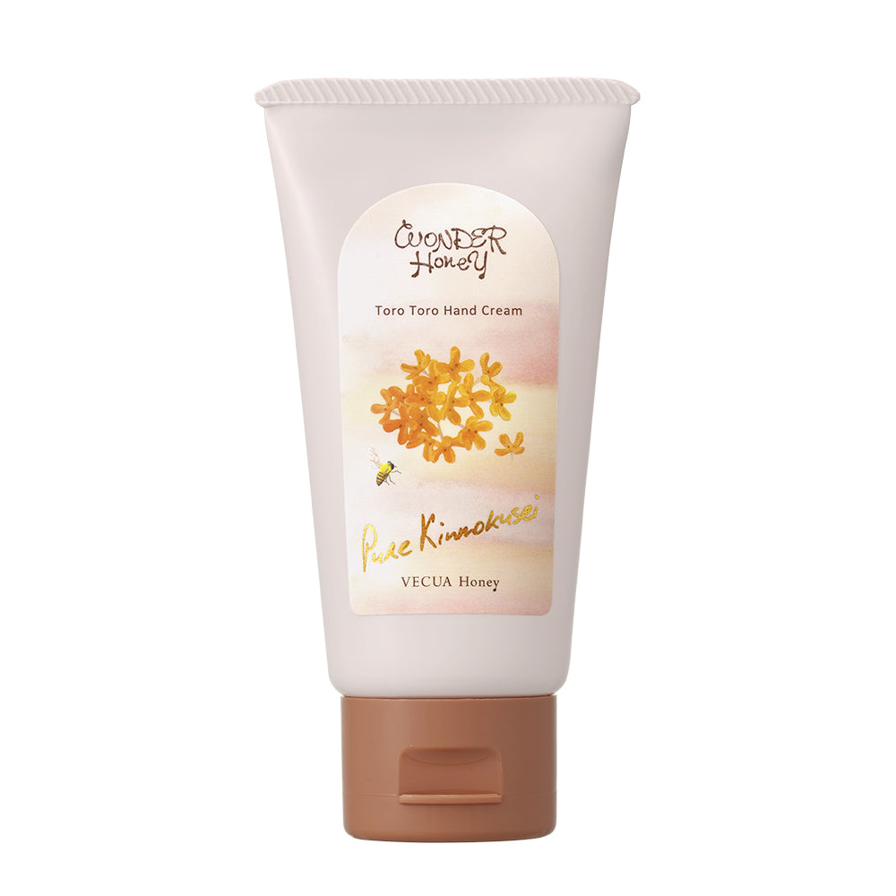 【金木犀香】日本 VECUA Wonder Honey 季节限定神奇蜂蜜桂花护手霜 Wonder Honey Melty Hand Cream Pure Kinmokusei 50g