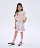 Mardi Mercredi Kids Tshirt FlowerMardi Butter Indipink 韩国 儿童纯棉T恤 雏菊印花T恤 奶油黄豆沙粉