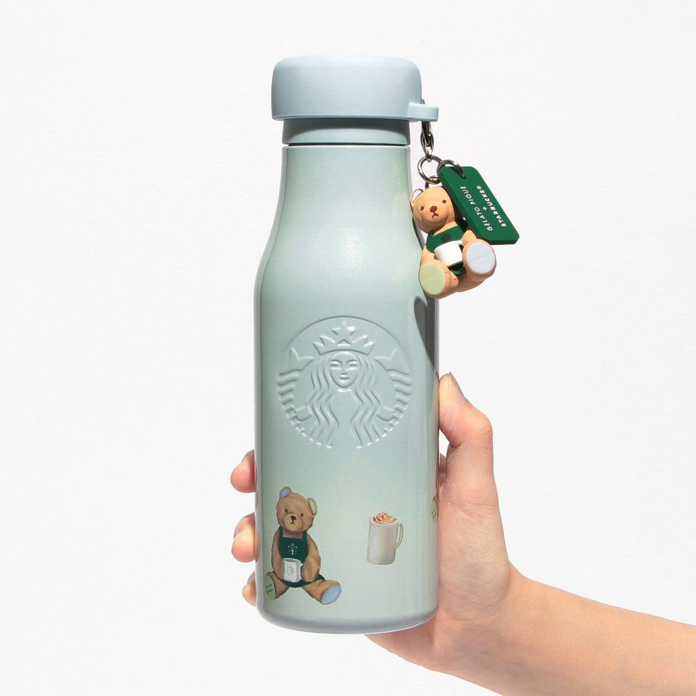 日本 星巴克gelato pique 联名 随形保温杯 薄荷绿色 473ml