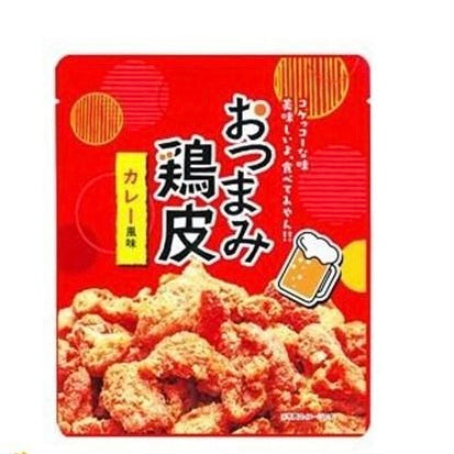 日本竹森 元祖脆炸鸡皮 咖喱口味50g（2024.07.29）