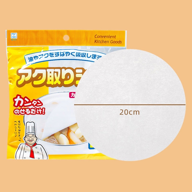 日本 Kokubo 小久保 魔力厨房吸油纸  12枚入 直径20cm