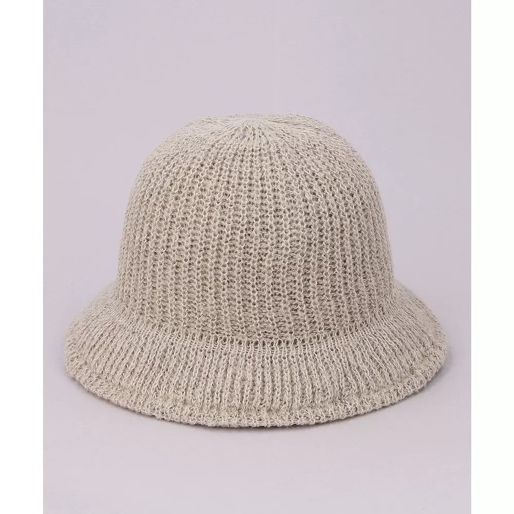 日本CA4LA   日本制  男女同款 仿麻混纺针织帽 软糯贴合