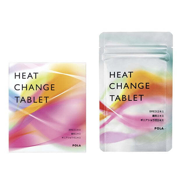 日本POLA 宝丽 新款 燃脂丸HEAT CHANGE TABLET 减脂塑形 均匀体态 紧致肌肤 提高代谢90粒3个月 （2026.9）