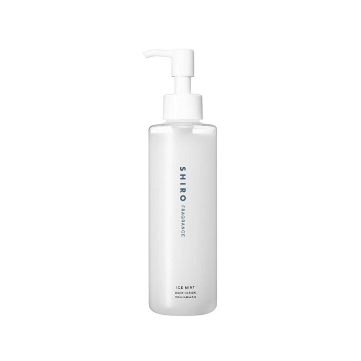 日本SHIRO 清凉薄荷保湿身体乳 夏季必备 190ml 一抹冰凉