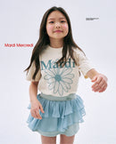 Mardi Mercredi Kids Tshirt FlowerMardi Butter Mint 韩国 儿童纯棉T恤 雏菊印花T恤 奶油黄雾霾蓝